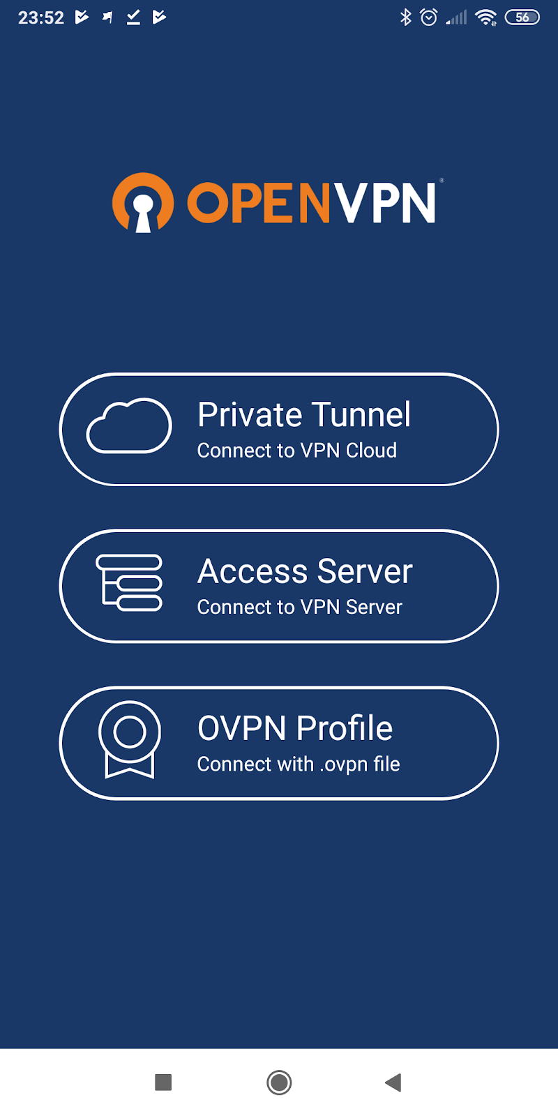 mobile-openVPN